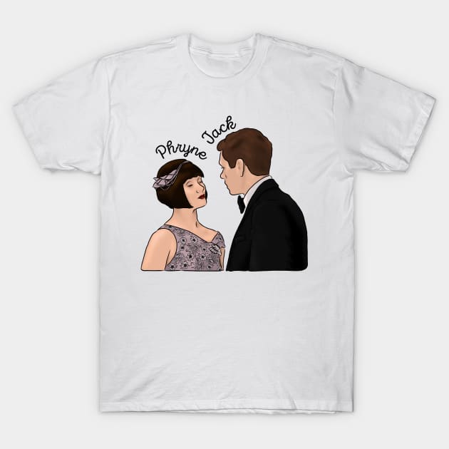 Phryne and Jack at the Theater T-Shirt by acrazyobsession